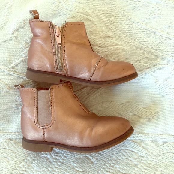 girls rose gold boots